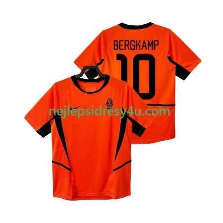 Fotbalový Dres Nizozemsko BERGKAMP 10 Retro Domácí 2002